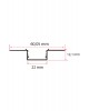 2 cm Alüminyum Alçıpan Led Profil 2 cm Alüminyum Alçıpan Led Profil